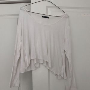 white long sleeve shirt